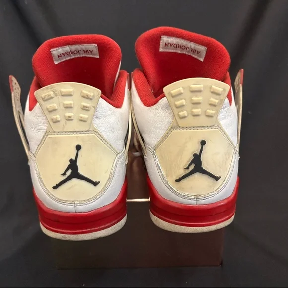 【美品】Nike Air Jordan 4 RETRO 308497-106 ALTERNATE 89 WHITE/BLACK-GYM RED US11 29cm エアジョーダン 4 レトロ オルタネイト Nike Air Jordan 4 Retro Style 308497-106 Sneakers-Size 12